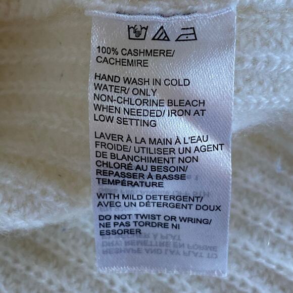 Saks Fifth Ave mock neck Cashmere Sweater - Picture 8 of 12